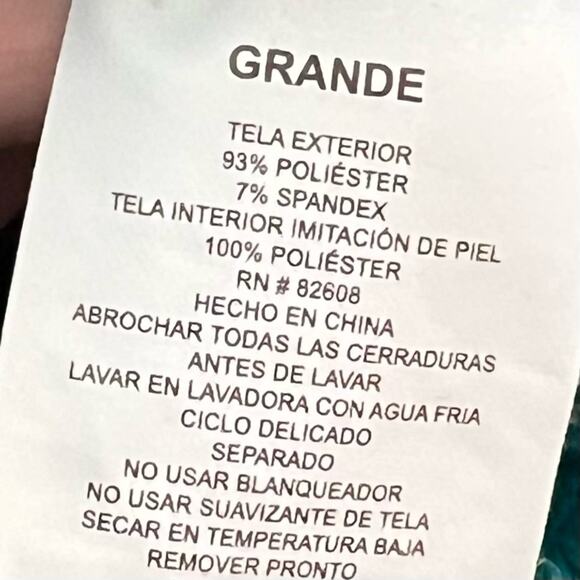 FREE COUNTRY / teal blue faux fur lined full zip hooded jacket / L - Picture 6 of 7